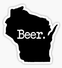 Wisconsin Beer WI Sticker