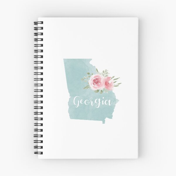 Aperçu de l'œuvre Aquarelle de carte d'état de Géorgie GA créée et vendue par owliedesign.