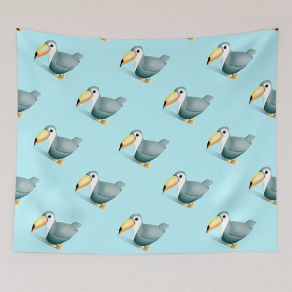 Item preview, Cute tucan seamless pattern. Isometric overlap exotic birds. Standing posture. Zoo bird park. designed and sold by TropicalHut.