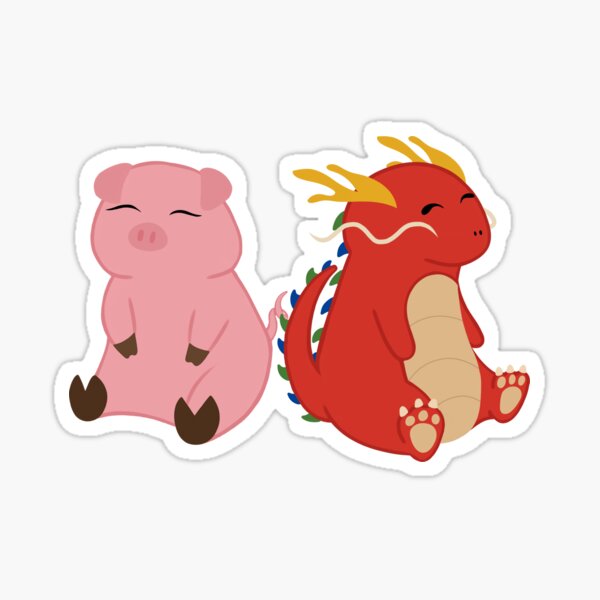 Artikel-Vorschau von Schwein und Drache, designt und verkauft von jacquiechoo.