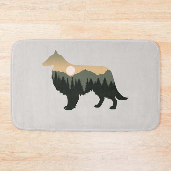 Item preview, shetland sheepdog dog forest mountain sunset Sheltie gift designed and sold by alaechamlal.
