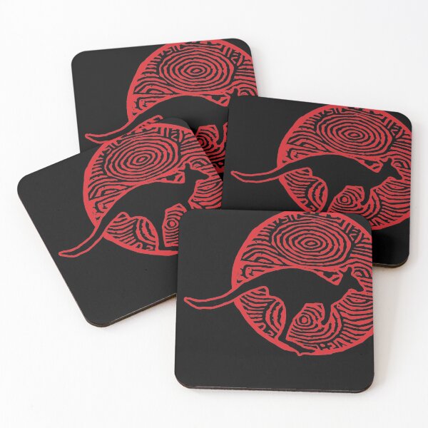 Item preview, Native Aboriginal Kangaroo Sun designed and sold by pelagio.