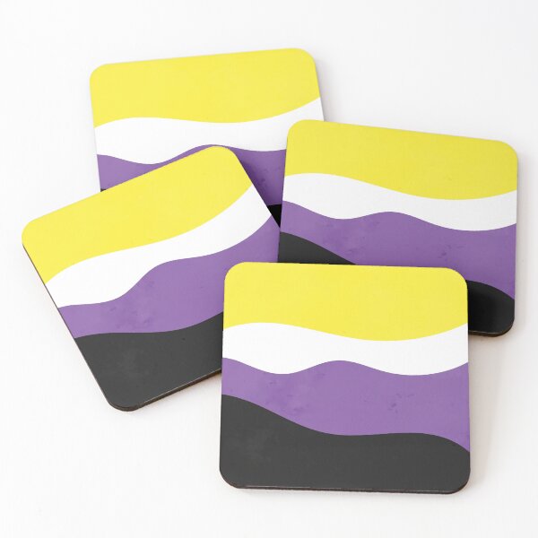 Item preview, Non Binary Pride Flag Gift, Nb identity pride flag , Abstract Minimalism art, LGBT designed and sold by ArtsyloShop.