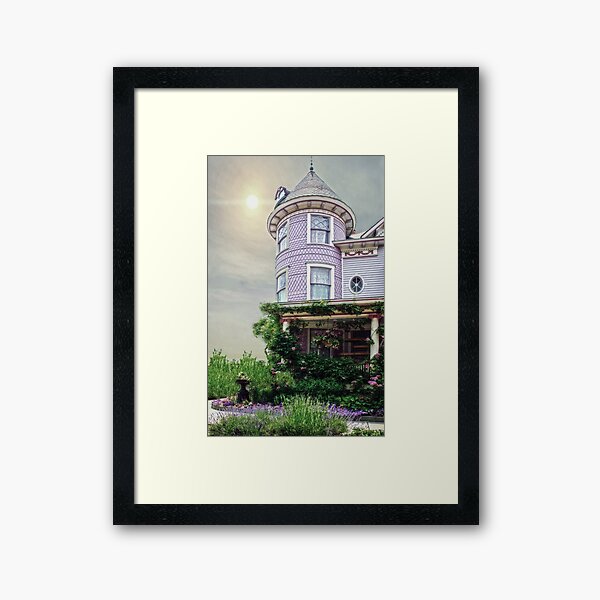 A Victorian Seaside Cottage Framed Art Print