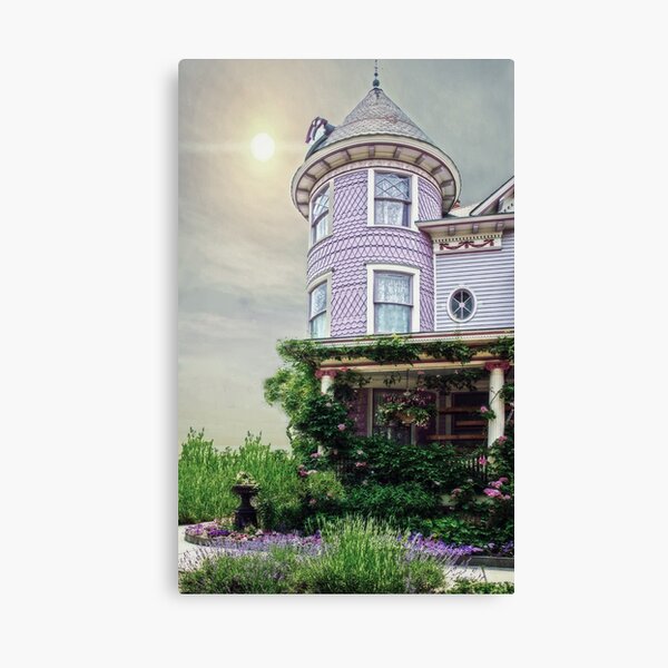 A Victorian Seaside Cottage Canvas Print