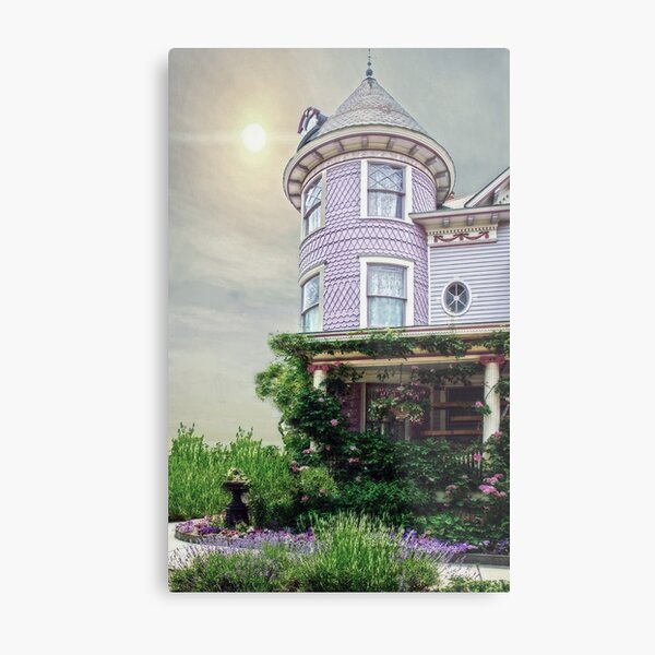 A Victorian Seaside Cottage Metal Print