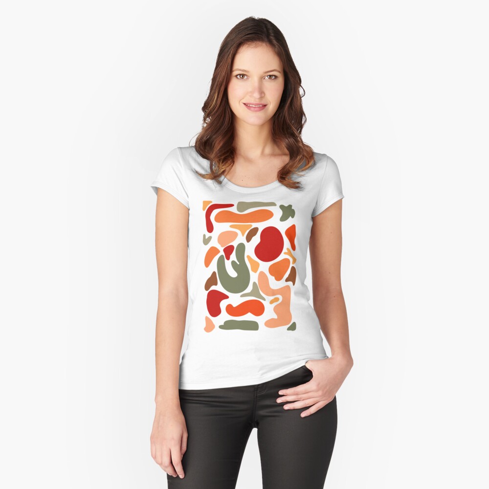 Item preview, Fitted Scoop T-Shirt designed and sold by Fatamimosh.