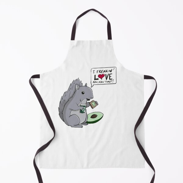 Item preview, Squirrel with Avocado Toast, designed and sold by Crittertastic.