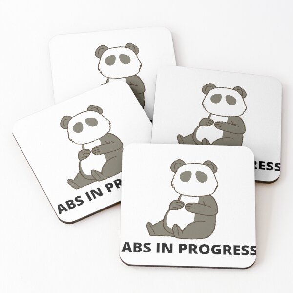 Item preview, Funny Panda abs in progress - Cute Animal Friendly Panda - Gift for Panda Lovers designed and sold by CaitU.