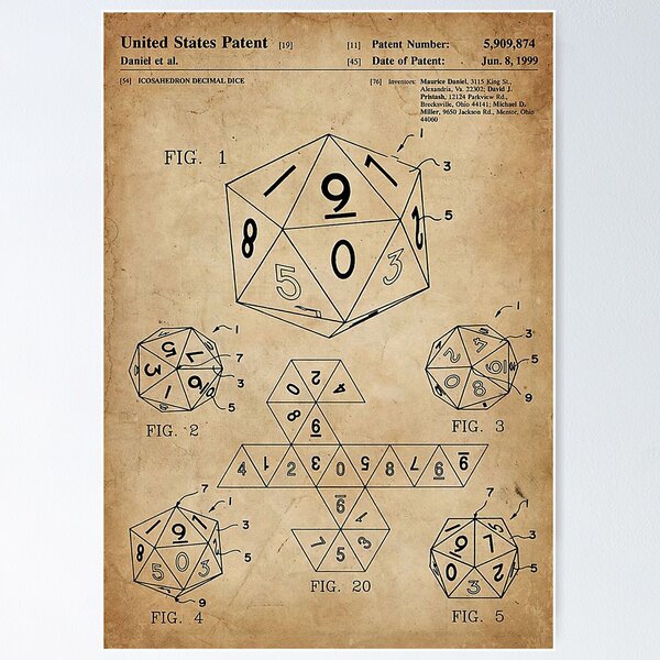 Item preview, Game Dice Roller Poster designed and sold by DalimilKoleno.