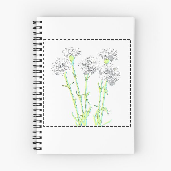 Item preview, White Carnations black frame designed and sold by AriadneSullivan.