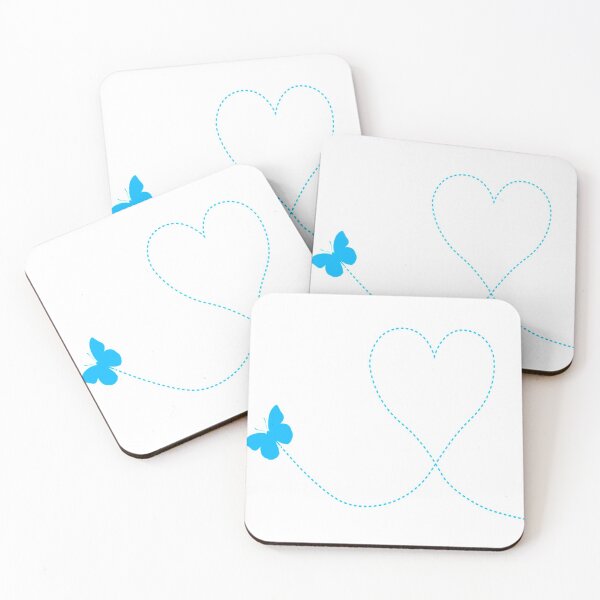 Item preview, I Heart Butterflies - blue designed and sold by uruadhikari1020.