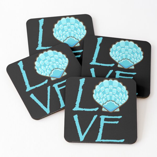 Item preview, Shell Love Blue Sea Scallop  designed and sold by roocky.