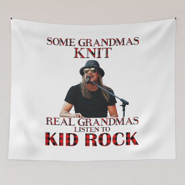 Item preview, Some Grandmas Knit Real Grandmas Listen to Kid Rock designed and sold by ClovisGutmann.