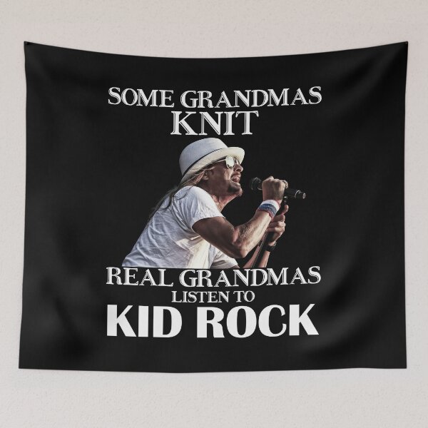 Item preview, Some Grandmas Knit Real Grandmas Listen to Kid Rock designed and sold by ClovisGutmann.