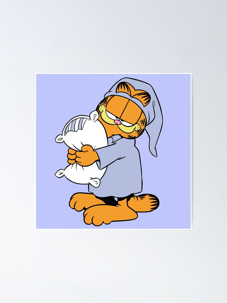 Affiche Garfield XXL – Tapisserie Murale En Polyester, Poster Géant Multicolore