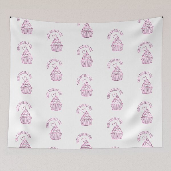 Item preview, Sweet Birthday Girl - Birthday Cupcake designed and sold by DesignByLeo.