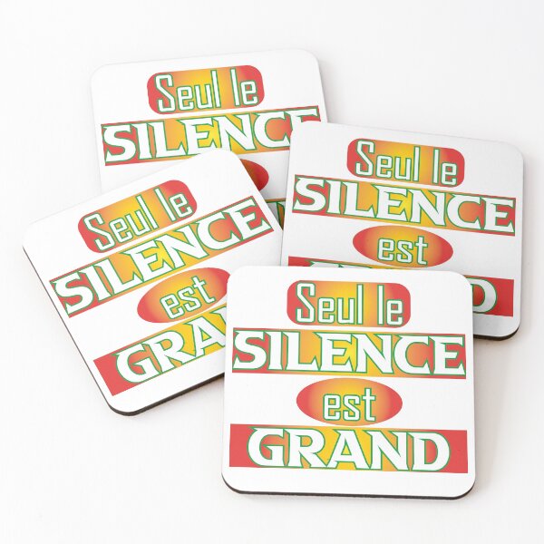 Item preview, ONLY SILENCE IS GREAT designed and sold by Jeantheo.
