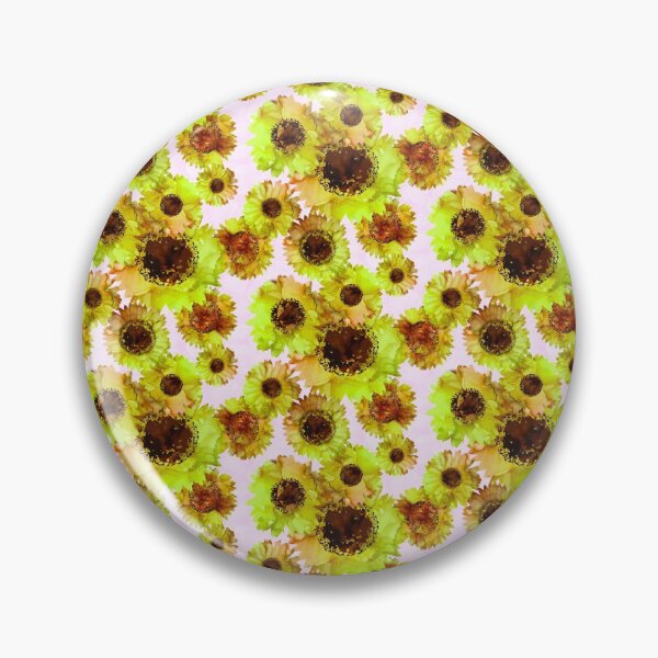 Item preview, Sunflowers against pink designed and sold by graphicscat.