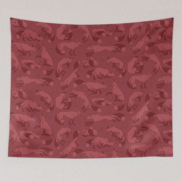 Item preview, Fabulous Foxies - Raspberry designed and sold by Copperbora.