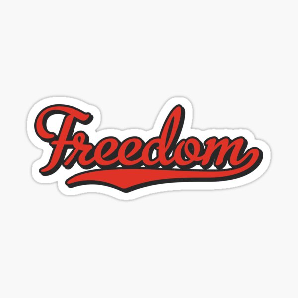 Freedom | Cool Motorcycle Sticker Sticker