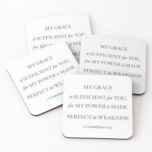 Item preview, 2 Corinthians 12:9 (WEB Translation) designed and sold by M.R. Spann.