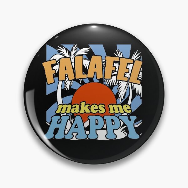 Item preview, Falafel Makes Me Happy - Blue designed and sold by Chubuter.