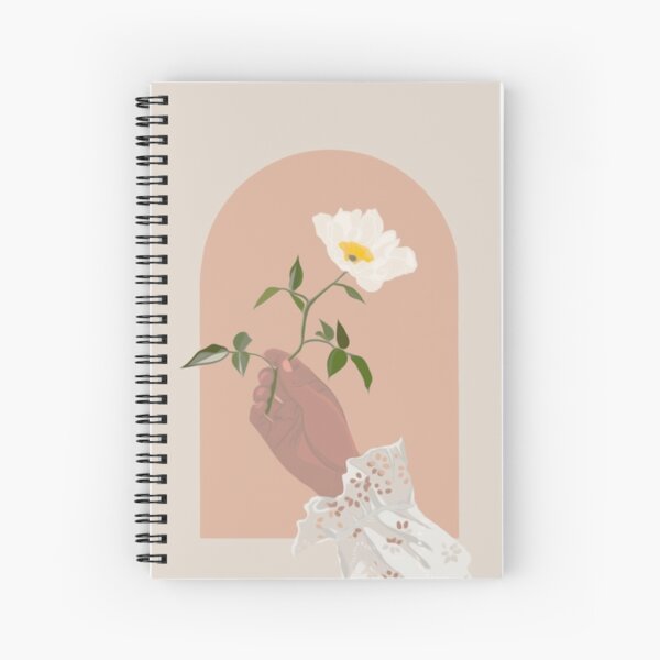 "beautiful bohemian floral design" Spiral Notebook
