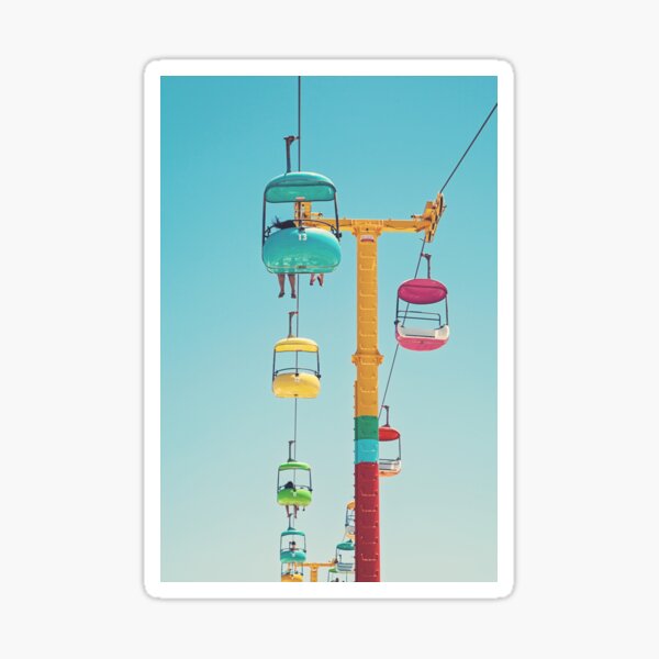 Gondolas - Santa Cruz Sticker