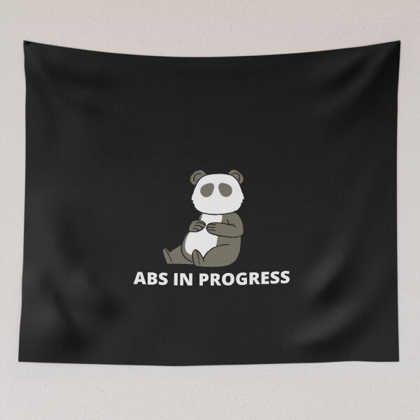 Item preview, Funny Panda abs in progress - Cute Animal Friendly Panda - Gift for Panda Lovers designed and sold by CaitU.