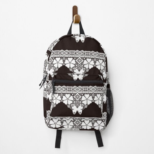 Item preview, Black white lace pattern, white lace designed and sold by fuzzyfox.