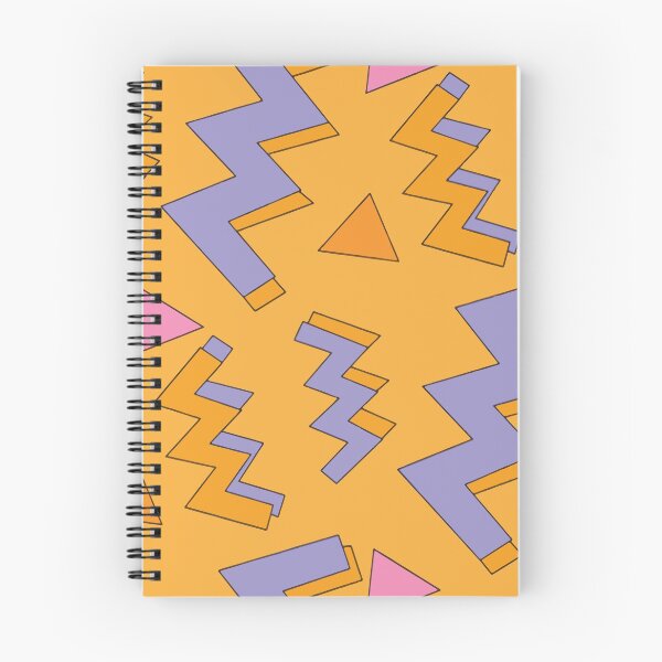 Item preview, Funky Orange Geometric 80s Pattern designed and sold by funkgoddesign.