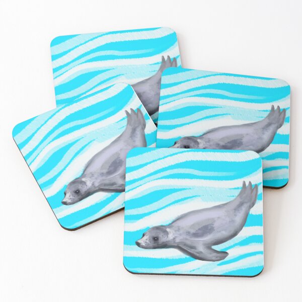 Item preview, Swim like a seal designed and sold by Lemontreeart63.