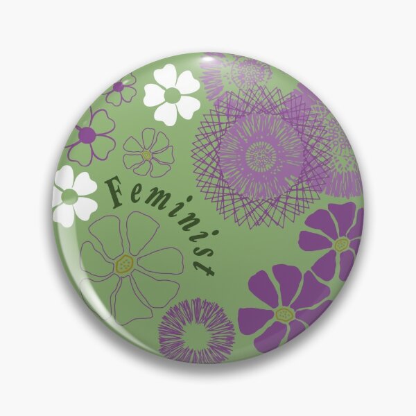Item preview, Feminist floral circle designed and sold by ncxadair.