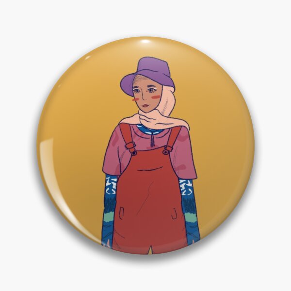 Item preview, Orange Colorful Hijab Girl  designed and sold by cimong.
