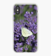 Butterfly on Lavender iPhone Case