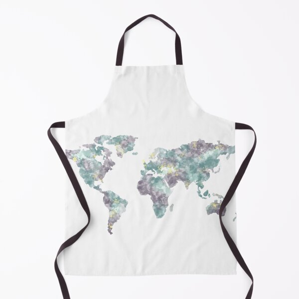 Item preview, Watercolor World Map designed and sold by HaanaSam.