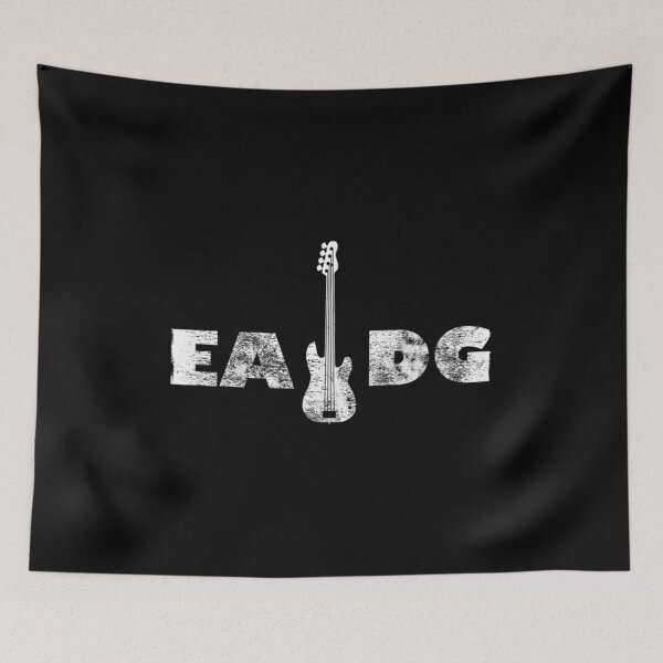 Item preview, Cool Electric Bass EADG Guitar Rock Music Player Gift designed and sold by Veresjanos.