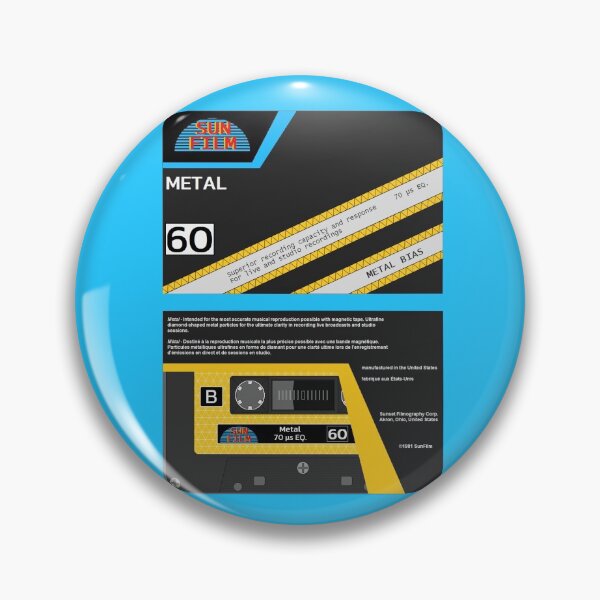 Item preview, Sunset Filmography Corp. METAL 60 Type 4 Cassette (front and back) designed and sold by B-96-J.