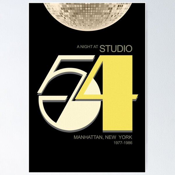 Studio 54 - Night Club - Discoteque Poster
