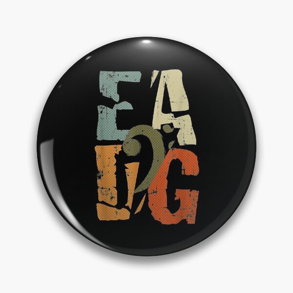 Item preview, Bass Guitar Player EADG Bass Clef Gift for Bassist designed and sold by Veresjanos.