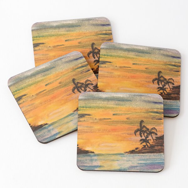 Item preview, Sunset Ocean Greeting Card designed and sold by ReGinaNorlinde.