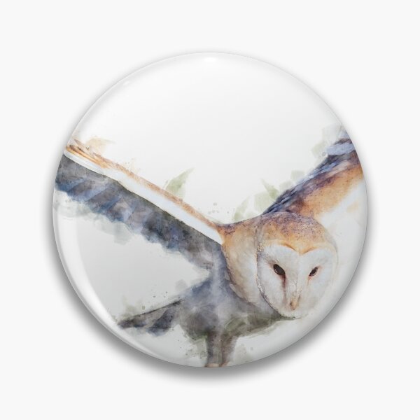 Item preview, Barn Owl Watercolor  designed and sold by Typeglyphs.