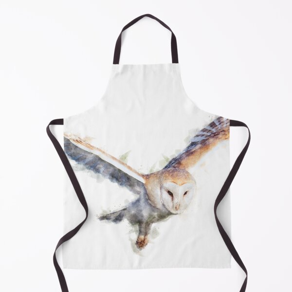 Item preview, Barn Owl Watercolor designed and sold by Typeglyphs.