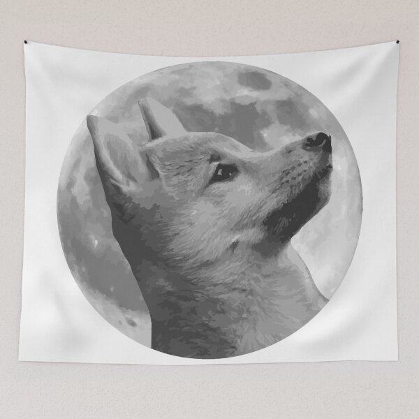 Item preview, The DOGE in the Moon designed and sold by rjsables.