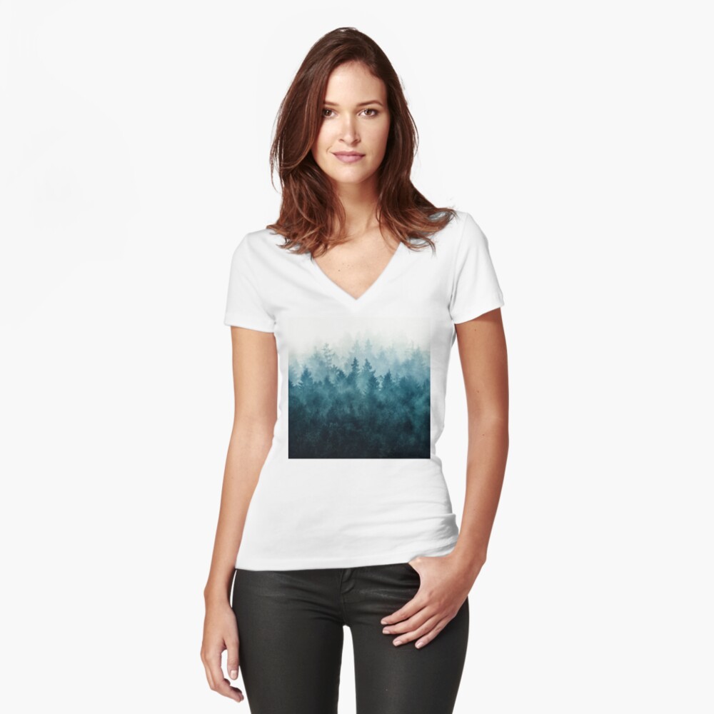 Item preview, Fitted V-Neck T-Shirt designed and sold by tekay.