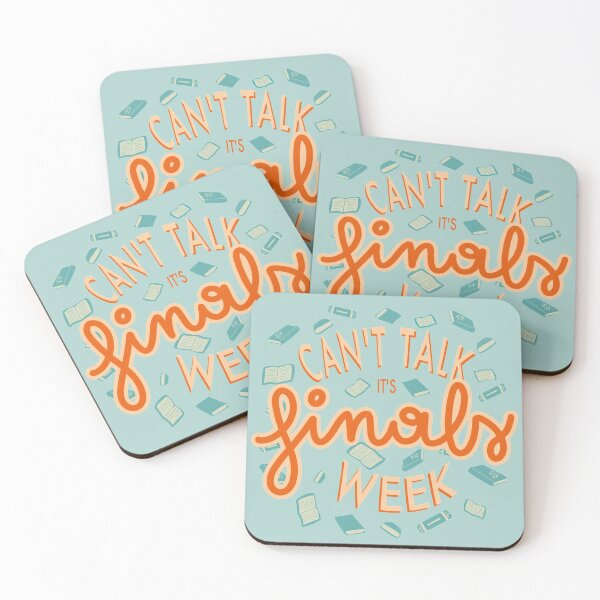 Item preview, can't talk it's finals week designed and sold by scribbli.