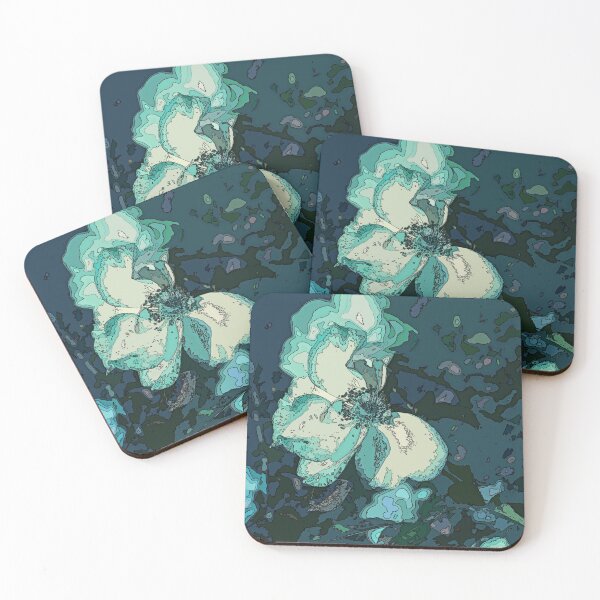 Item preview, A Slice of Rose- Abstract in Teal designed and sold by BeceroCreations.