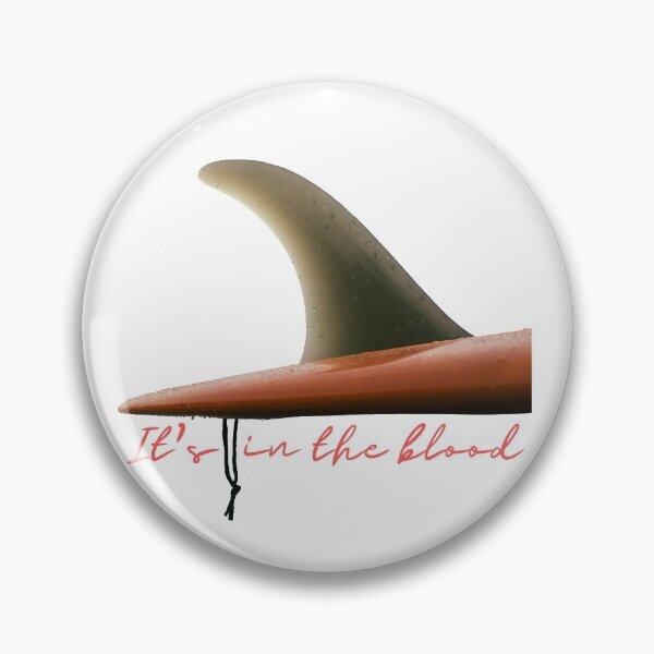 Item preview, It's in the blood - Surfing culture tee designed and sold by SimplePlain.
