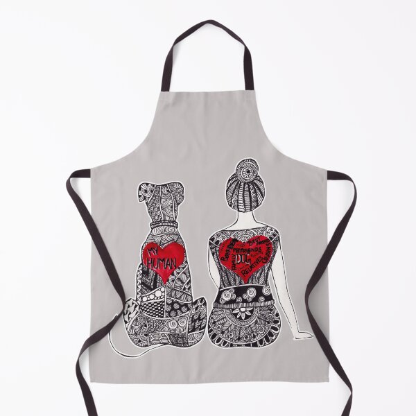 Item preview, Doodled Dog's heart designed and sold by sushMitaM.